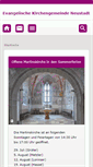 Mobile Screenshot of neustadt-evangelisch.de